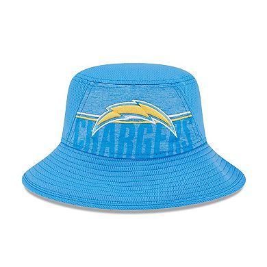 Men's New Era Powder Blue Los Angeles Chargers 2023 NFL Training Camp Stretch Bucket Hat