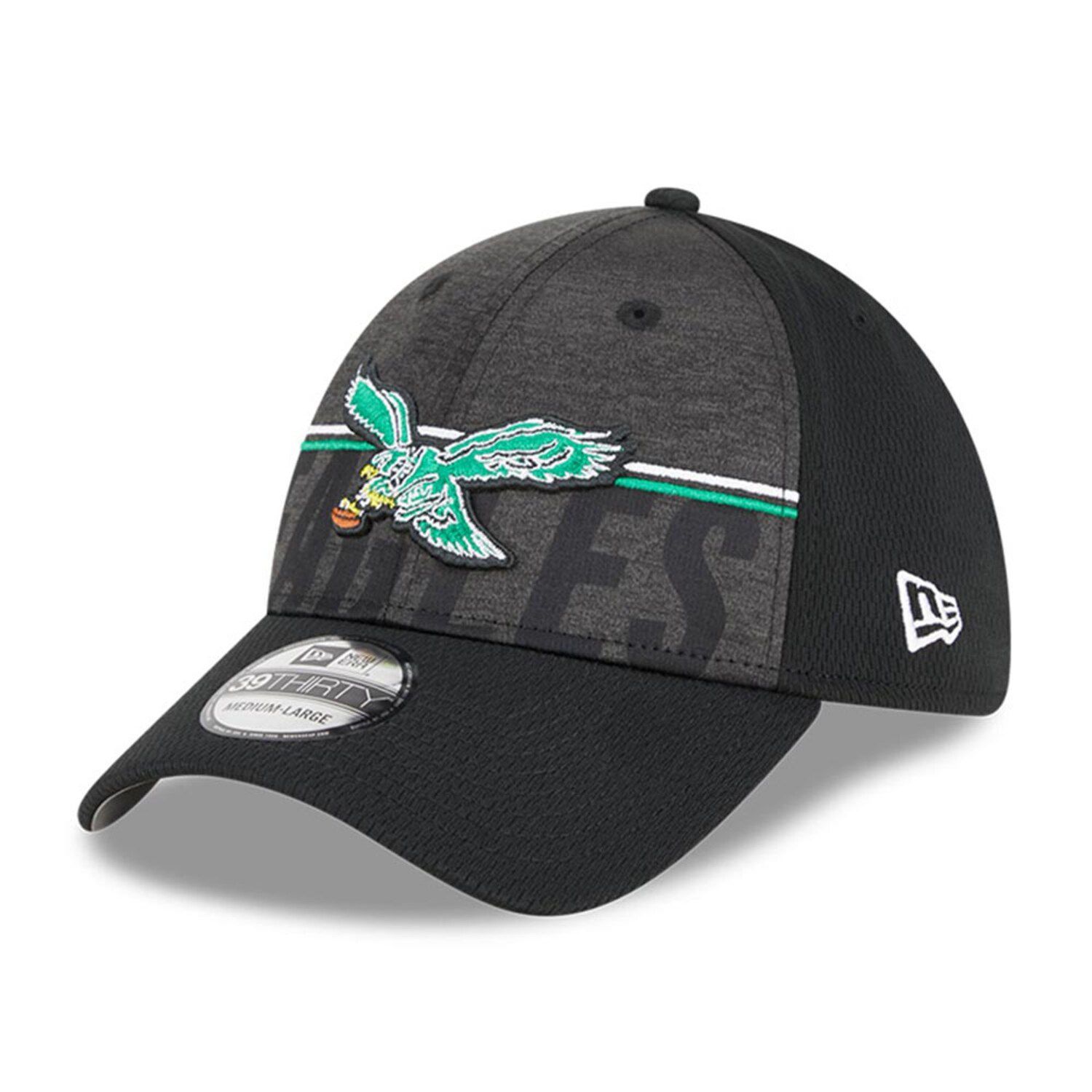 Men's New Era Stone/Midnight Green Philadelphia Eagles 2023 Salute to Service 59FIFTY Fitted Hat