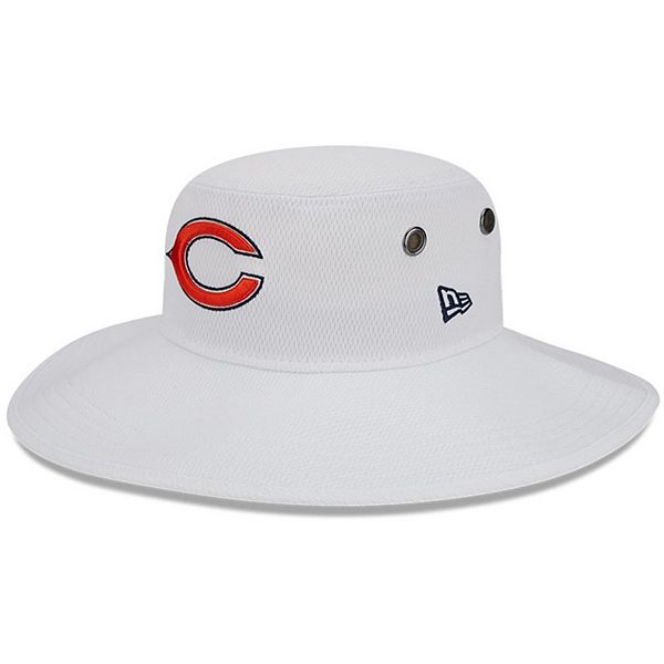 Men's New Era White Chicago Bears 2023 NFL Training Camp Primary Logo  Panama Bucket Hat