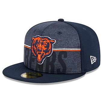 Men's New Era Navy Chicago Bears 2023 NFL Training Camp Alternate Logo 59FIFTY Fitted Hat