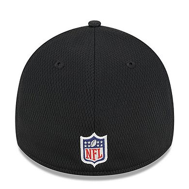 Men's New Era Black Pittsburgh Steelers 2023 NFL Training Camp 39THIRTY Flex Fit Hat