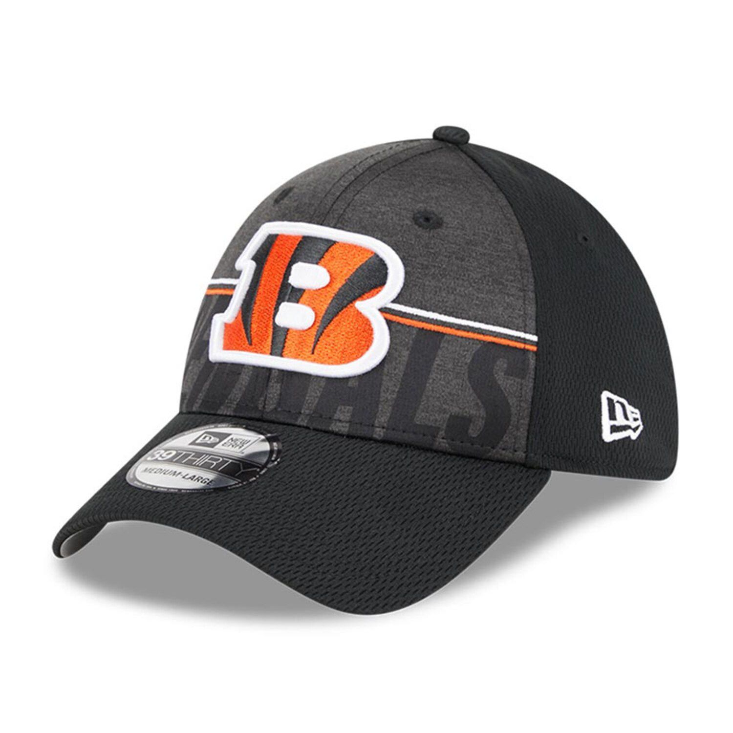 Men's New Era Gray/Graphite Cincinnati Bengals Aqua Pop 59FIFTY Fitted Hat