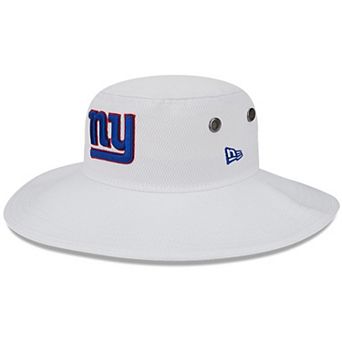 Men's New Era White New York Giants 2023 NFL Training Camp Panama Bucket Hat