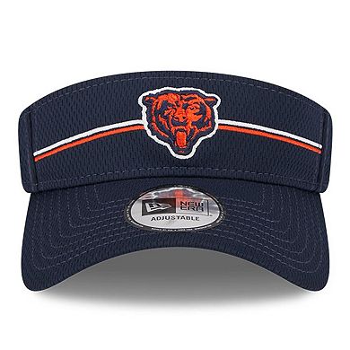Men's New Era Navy Chicago Bears 2023 NFL Training Camp Alternate Logo Adjustable Visor