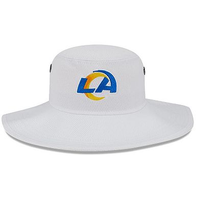 Men's New Era White Los Angeles Rams 2023 NFL Training Camp Panama Bucket Hat