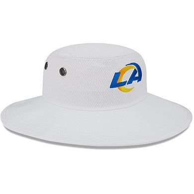 Men's New Era White Los Angeles Rams 2023 NFL Training Camp Panama Bucket Hat
