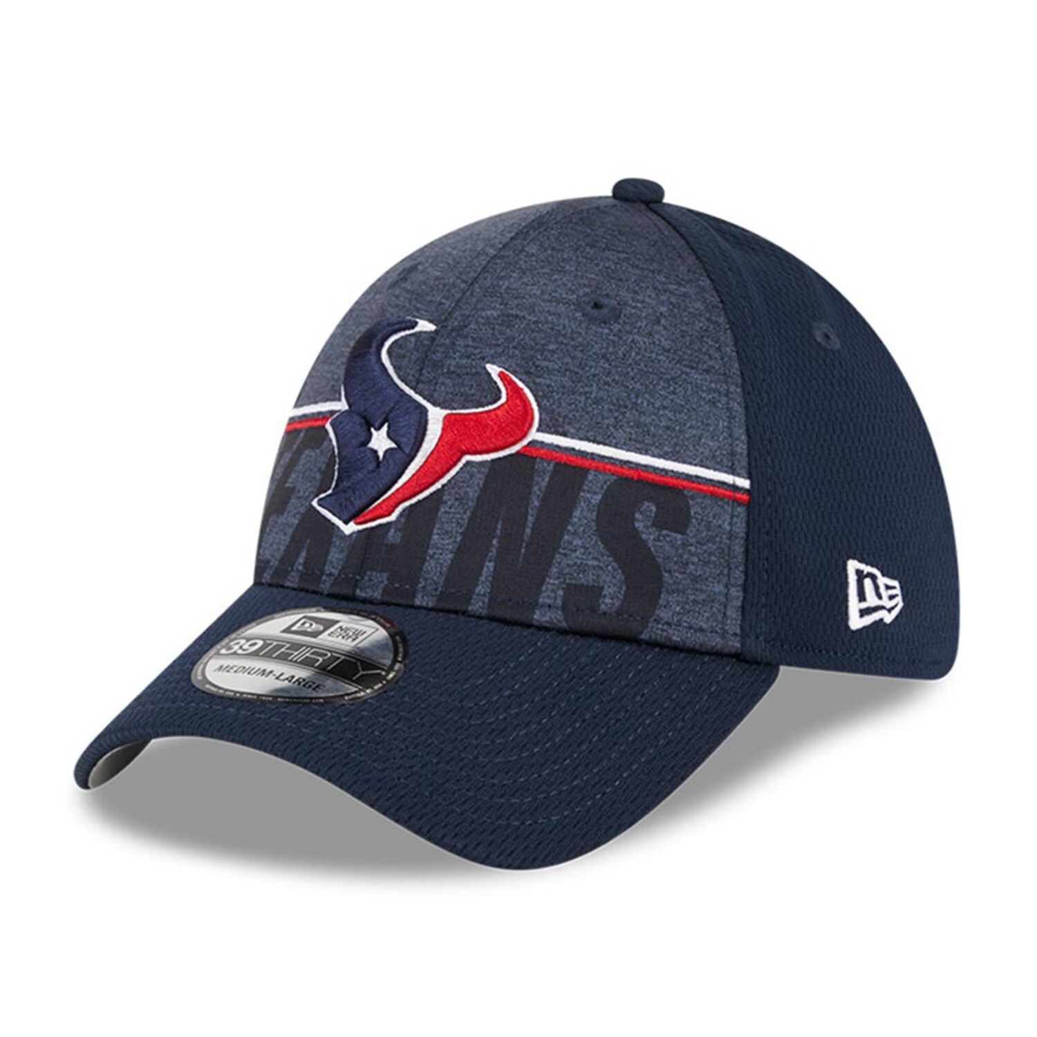 Houston Texans New Era 2022 Sideline 59FIFTY Fitted Hat - Cream/Navy