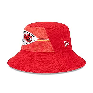 Men's New Era Red Kansas City Chiefs 2023 NFL Training Camp Stretch Bucket Hat