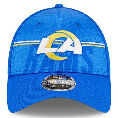 Youth New Era Royal Los Angeles Rams 2023 NFL Training Camp 9FORTY Adjustable Hat