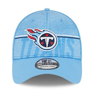 Men's New Era Light Blue Tennessee Titans 2023 NFL Training Camp 39THIRTY Flex Fit Hat