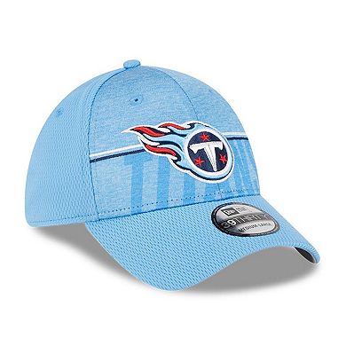 Men's New Era Light Blue Tennessee Titans 2023 NFL Training Camp 39THIRTY Flex Fit Hat