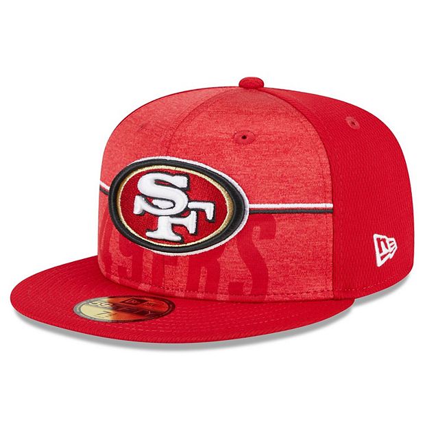 New Era Men's New Era Scarlet San Francisco 49ers 2023 NFL Training Camp  39THIRTY Flex Fit Hat