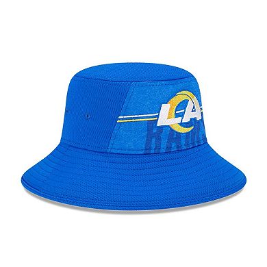 Men's New Era Royal Los Angeles Rams 2023 NFL Training Camp Stretch Bucket Hat
