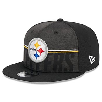 Men s New Era Black Pittsburgh Steelers 2023 NFL Training Camp 9FIFTY Snapback Hat