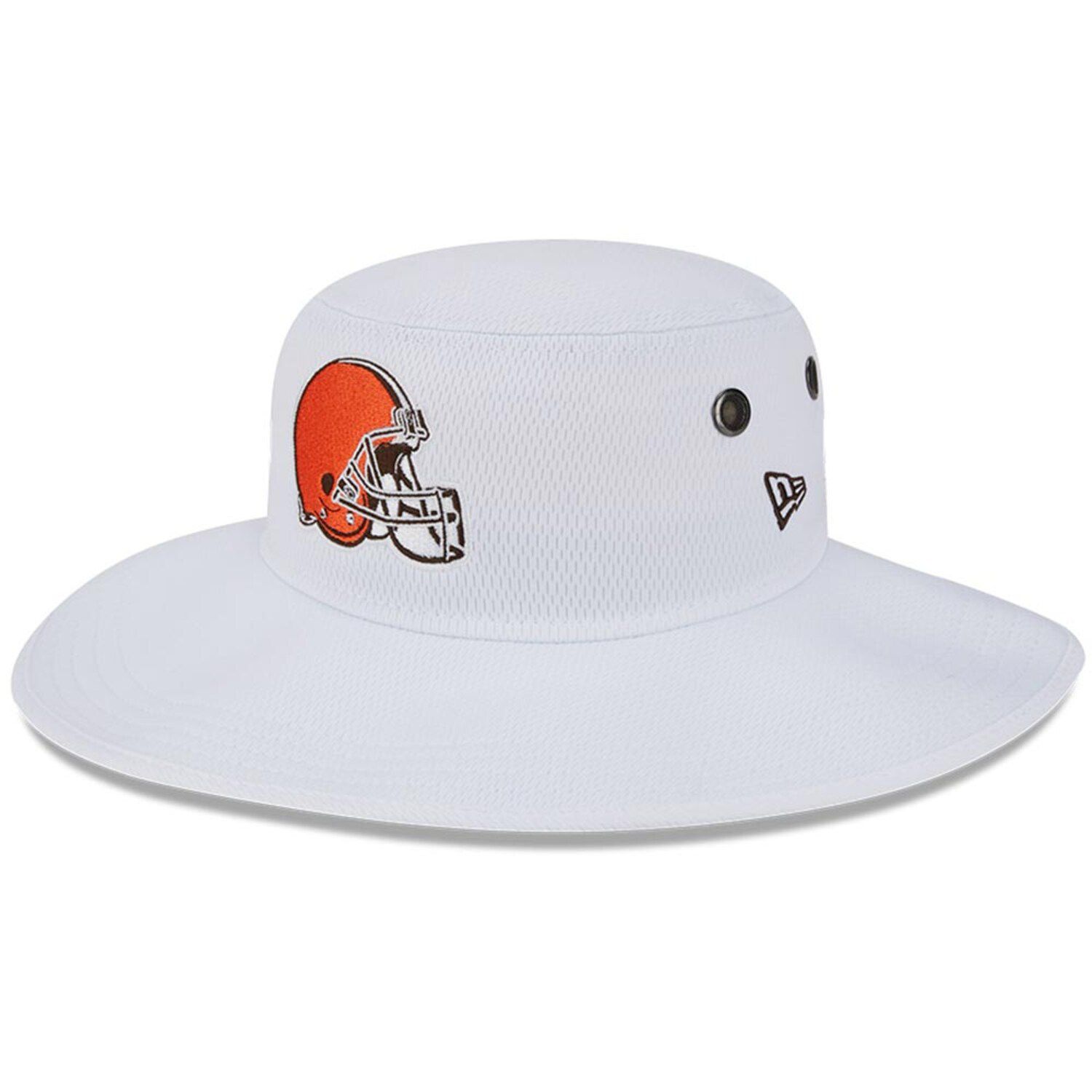 New Era Men's Buffalo Bills Training Camp White Panama Bucket Hat