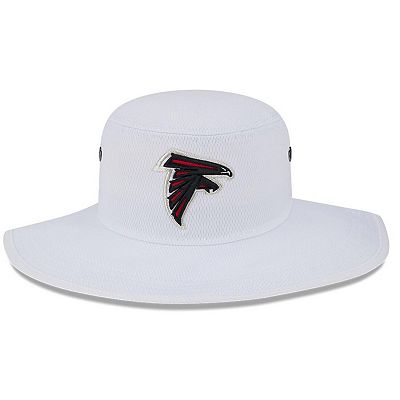 Men s New Era White Atlanta Falcons 2023 NFL Training Camp Panama Bucket Hat