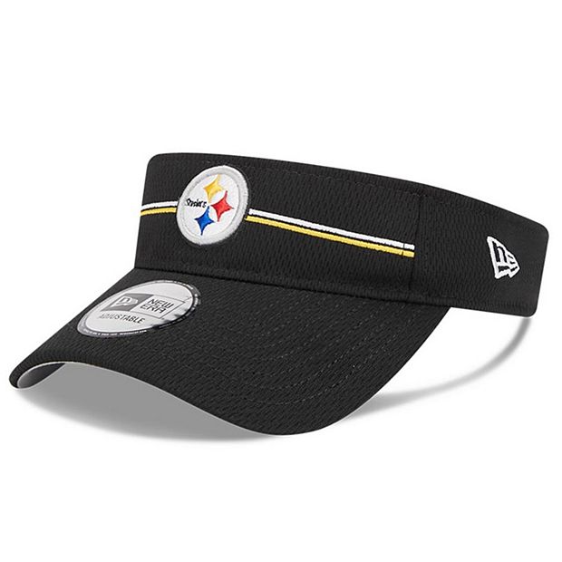 Men's New Era Black Pittsburgh Steelers 2023 NFL Training Camp Adjustable  Visor