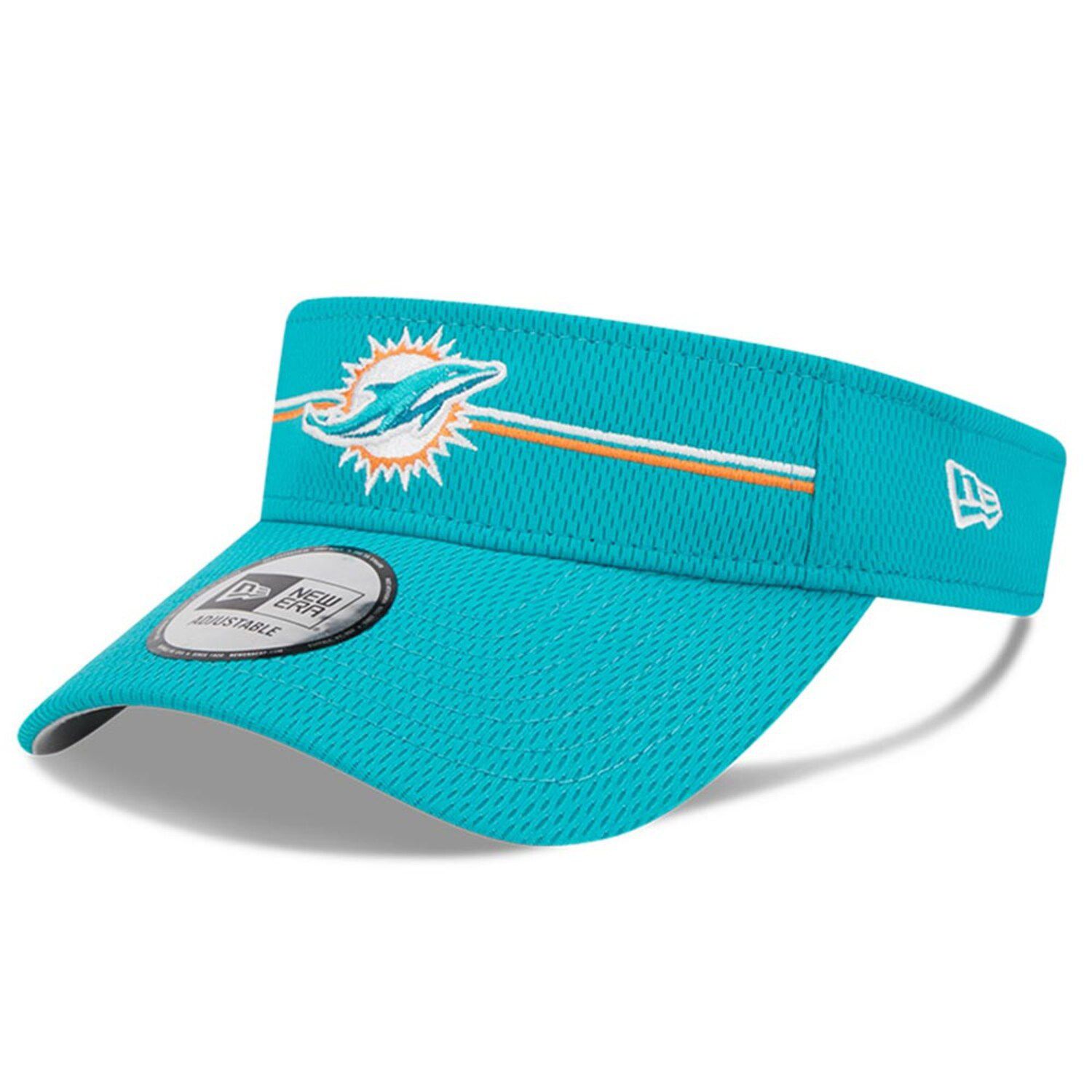 Miami Dolphins New Era 2023 NFL Training Camp Throwback 39THIRTY Flex Fit Hat - Aqua M/L