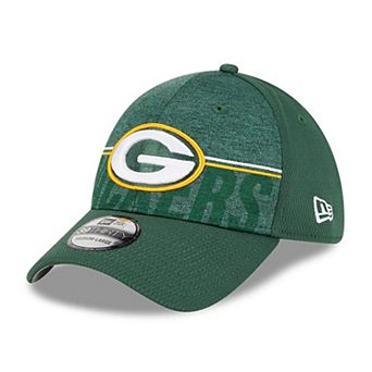 Men's New Era Green Green Bay Packers 2023 NFL Training Camp 39THIRTY Flex Fit Hat