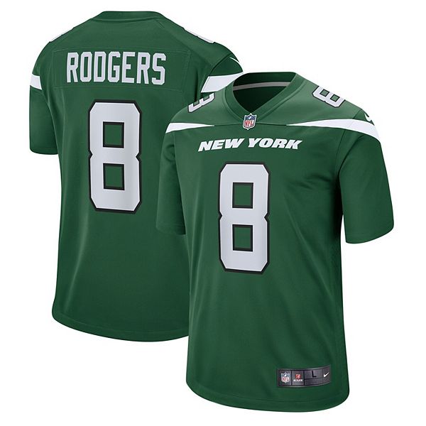 Preschool Nike Aaron Rodgers Gotham Green New York Jets Game Jersey