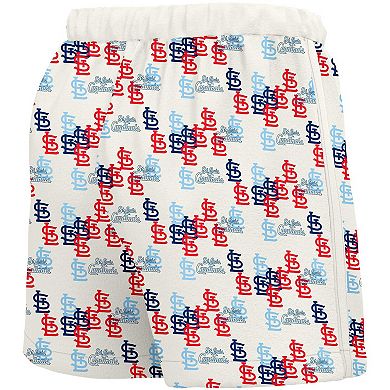 Women's Lusso White St. Louis Cardinals Marge Shorts