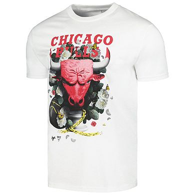 Unisex NBA x Kathy AgerÂ White Chicago Bulls Identify Artist Series T-Shirt