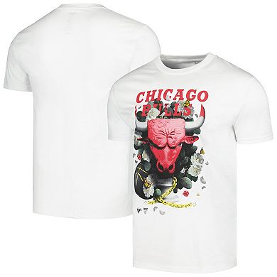Unisex NBA x Kathy AgerÂ White Chicago Bulls Identify Artist Series T-Shirt