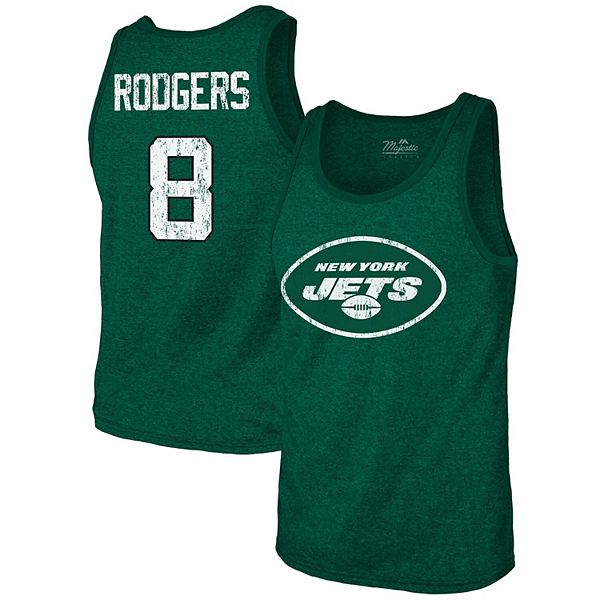 Officially Licensed NFL New York Jets Men's Aaron Rodgers Raglan Shirt