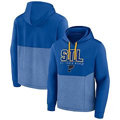 St. Louis Blues Fanatics Branded Youth Authentic Pro Pullover Hoodie