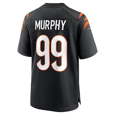 Men's Nike Myles Murphy Black Cincinnati Bengals 2023 NFL Draft First Round Pick Game Jersey