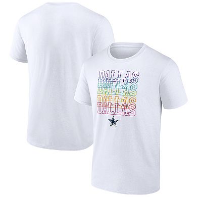 Men's Fanatics Branded White Dallas Cowboys City Pride Logo T-Shirt
