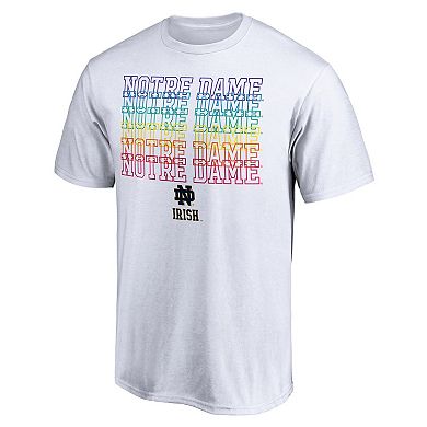Men's Fanatics Branded White Notre Dame Fighting Irish City Pride T-Shirt