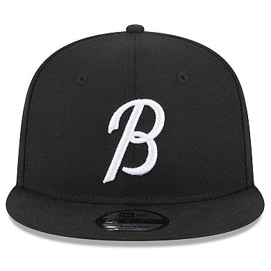 Men's New Era Black Baltimore Orioles 2023 City Connect 9FIFTY Snapback Adjustable Hat