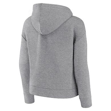 Women's Fanatics Branded Heather Gray Tampa Bay Lightning Script Favorite Pullover Hoodie