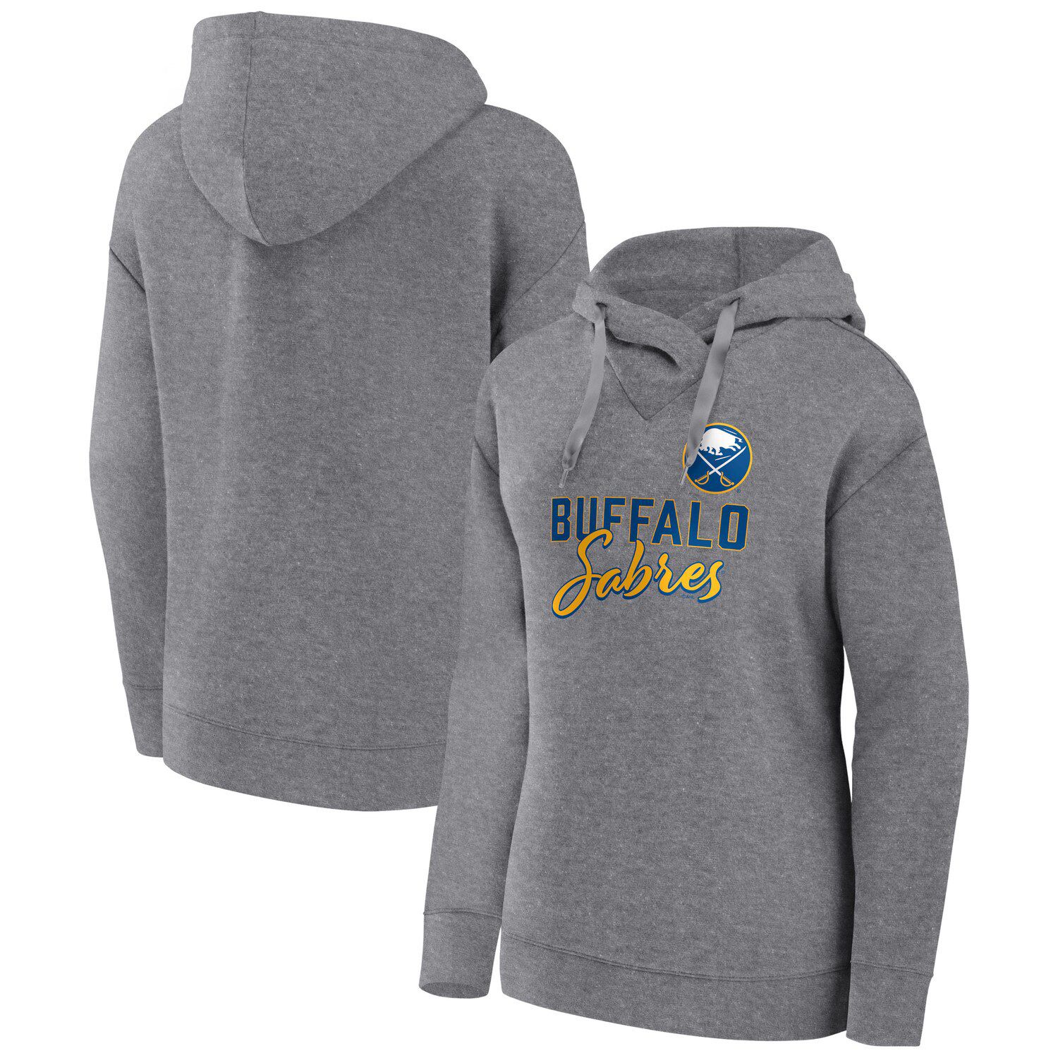 Men's Fanatics Branded Royal Buffalo Sabres Primary Logo Pullover Hoodie