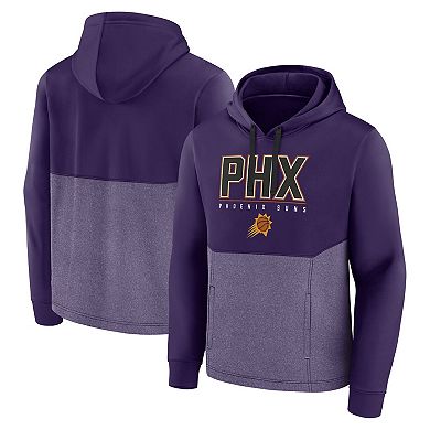 Men's Fanatics Branded Purple Phoenix Suns Successful Tri-Blend Pullover Hoodie