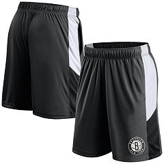 Youth Brooklyn Nets Black Santa Monica Tie-Dye Shorts