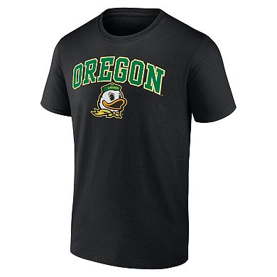 Men's Fanatics Branded Black Oregon Ducks Campus T-Shirt