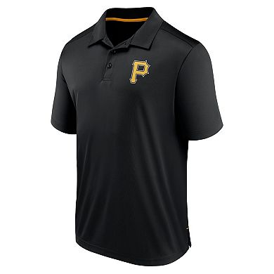 Men's Fanatics Branded Black Pittsburgh Pirates Polo