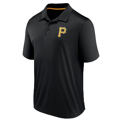 Men's Fanatics Branded  Black Pittsburgh Pirates Polo