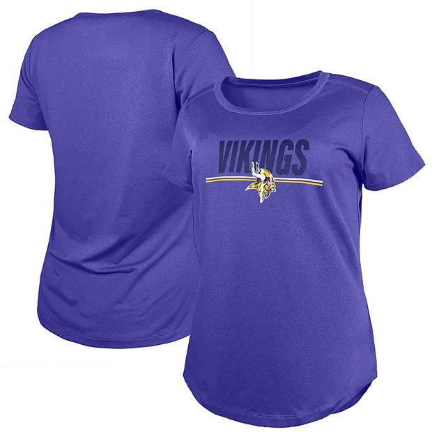 Women's New Era Purple Minnesota Vikings 2023 NFL Training Camp T-Shirt