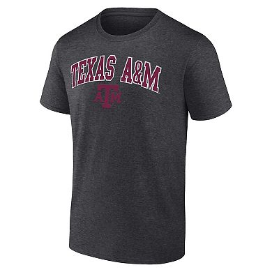 Men's Fanatics Branded Heather Charcoal Texas A&M Aggies Campus T-Shirt