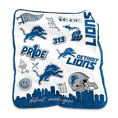 Detroit Lions Cheetah Print Memory Foam Travel Pillow