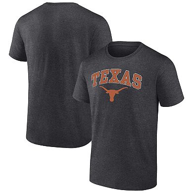 Men's Fanatics Branded Heather Charcoal Texas Longhorns Campus T-Shirt