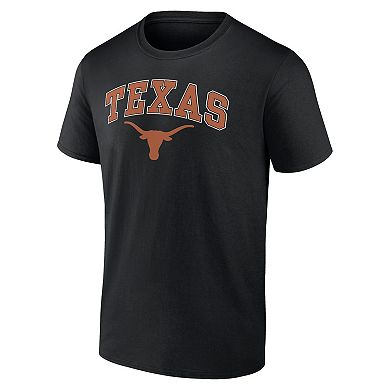 Men's Fanatics Branded Black Texas Longhorns Campus T-Shirt