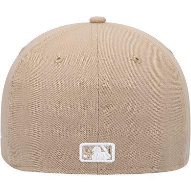 Men's New Era Khaki Los Angeles Dodgers 59FIFTY Fitted Hat