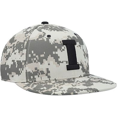Men's Nike Camo Iowa Hawkeyes Aero True Baseball Performance Fitted Hat