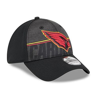 Men's New Era Black Arizona Cardinals 2023 NFL Training Camp Team Colorway 39THIRTY Flex Fit Hat