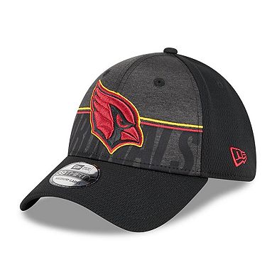 Men's New Era Black Arizona Cardinals 2023 NFL Training Camp Team Colorway 39THIRTY Flex Fit Hat