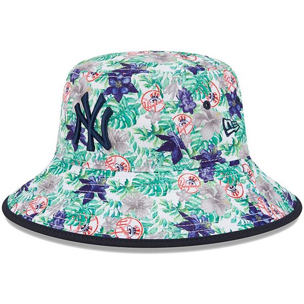 Floral New Era Bucket Tropic Hat Men\'s York New Yankees
